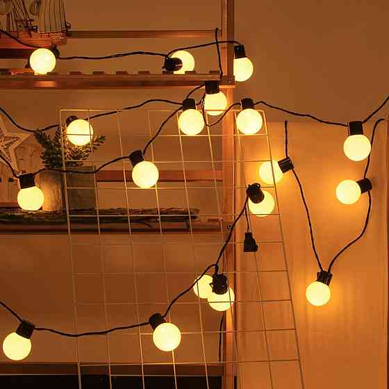 Гирлянда Шарики от USB,5м,20 шариков,Теплый белый SBR Киев