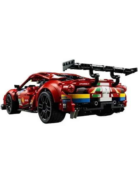 Конструктор машинка Ferrari GTE Technology на 1677 деталі Ферарі авто спорткар гоночна версія червона Київ - фото 2