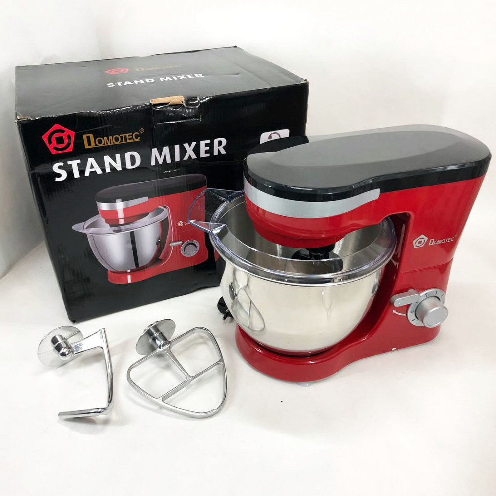Тістомісильник для крутого тіста професійний Domotec MS-1368 1500 Вт, Тістомісильник з великою чашею IA-75 Львів - фото 13