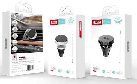 Автотримач XO C55B Air Vent Car Holder Round Magnetic Black (7109735) Киев