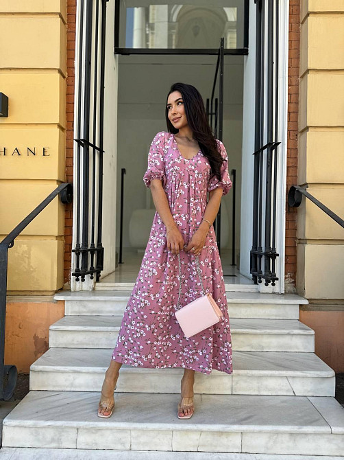 Женское лёгкое летнее  платье миди свободного кроя. Натуральный батист.  42-56р Киев - изображение 4