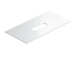 Catalano Ceramic Top blat ceramiczny 100x50 pod 1 umywalkę biały połysk Cataglaze 0831250001 Київ