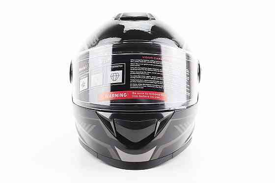 Шолом інтеграл, закритий BLD-М65 L (59-60см), ЧОРНО-СІРИЙ Киев