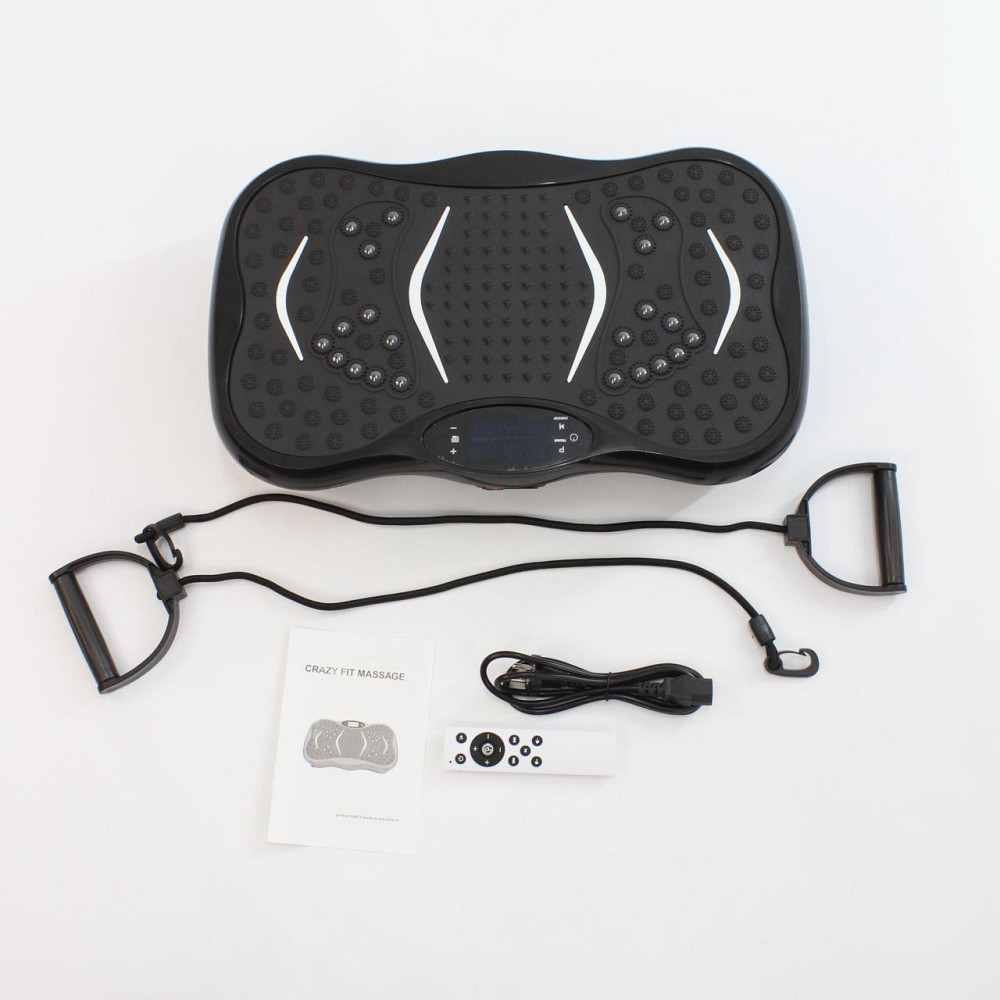 Фитнес-платформа до 150кг + 2 эспандера и пульт / Тренажер с виброплатформой для упражнений на все тело Киев - изображение 10