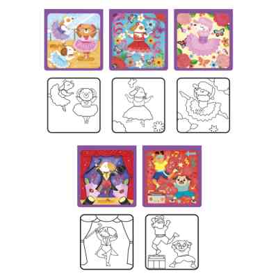 Набір для творчості Let's Craft "Магічні перетворення" Танцюючі песики водні розмальовки (MRP010) Вінниця