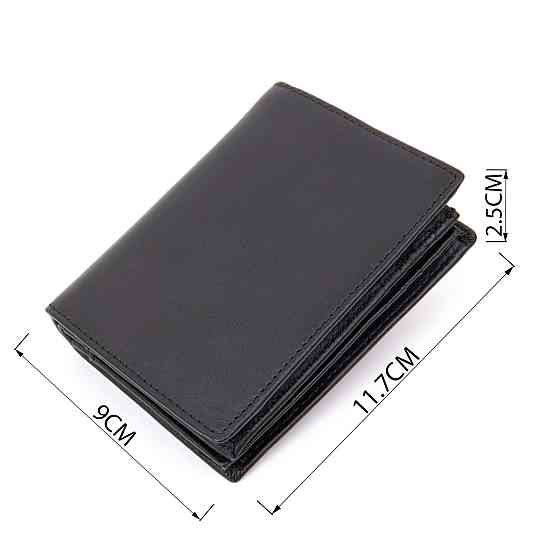 Портмоне-картхолдер унісекс Vintage 20433 Чорне Київ