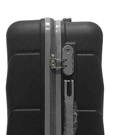 Валіза пластикова MILANO BAG 147 велика 75 см чорна Київ