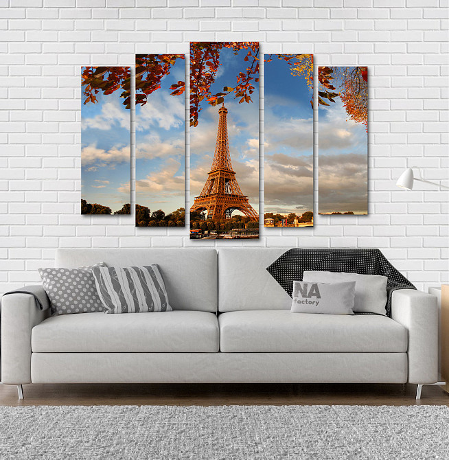 Модульна картина Париж Осінь Art-14_5 Київ - фото 2