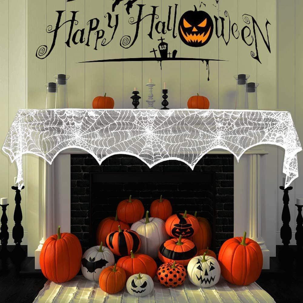 Декор на Хелловін тканина 1 штука 46 на 244 см білий Київ - фото 5