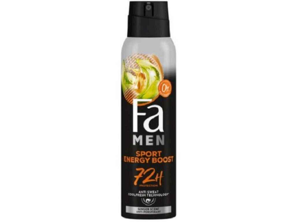 Дезодорант (Аэрозоль) мужской 150г Sport ENERGY BOOS ТМ FA Solmir Киев - изображение 2