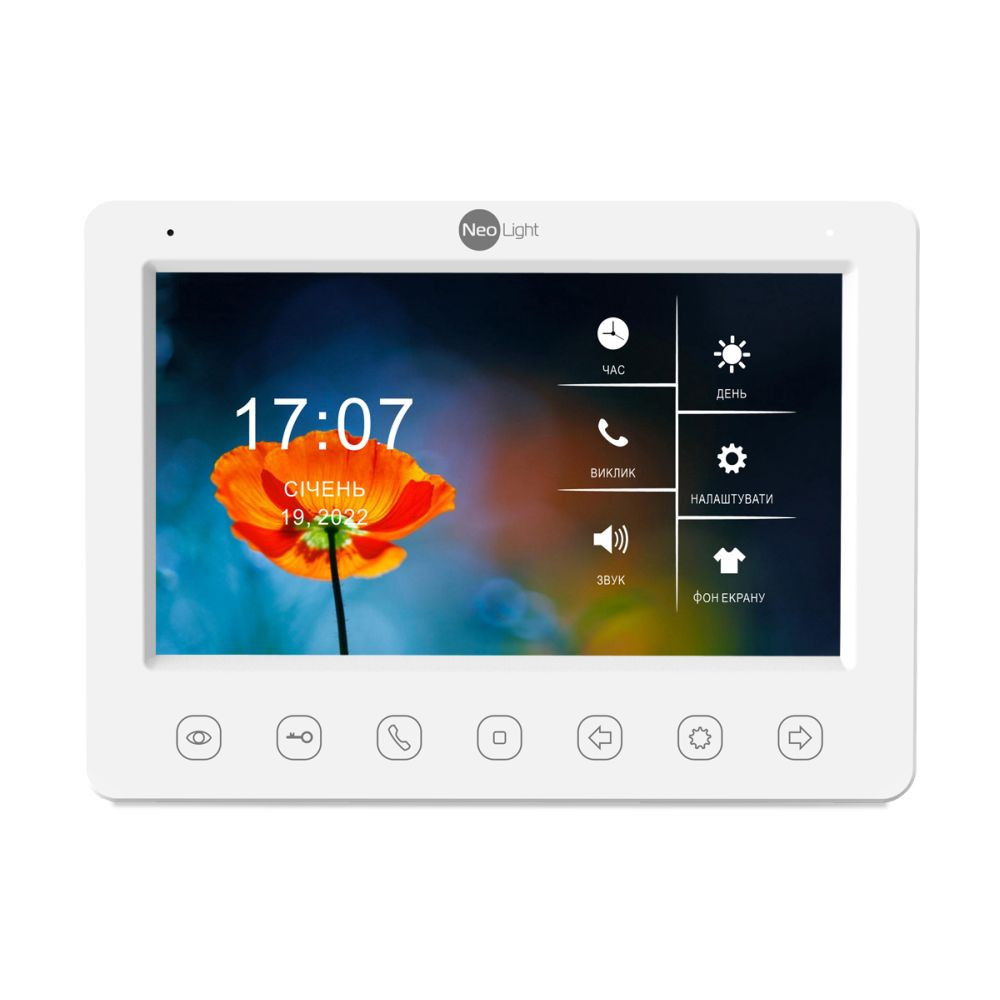 Відеодомофон 7" NeoLight KAPPA HD із вбудованим БКЗ Київ - фото 2