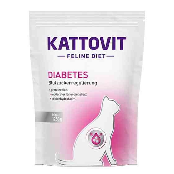 Kattovit Veterinary Diabetes КАТТОВИТ ДИАБЕТ диетический сухой корм для котов с сахарным диабетом и ожирением Киев