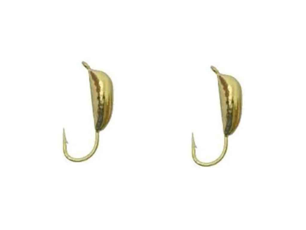 Мормишка вольфрам Банан рыжский с ушком 4мм 0,92г gold (2шт/уп) ТМ FISHING ROI Киев - изображение 1