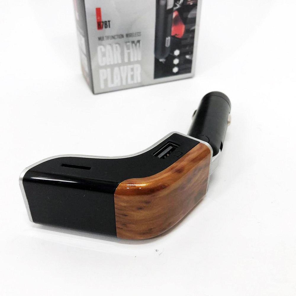 Універсальний FM-модулятор для автомобіля H7 BT, Bluetooth трансмітер aux, Блютуз трансмітер для машини IQ-78 Львів - фото 20
