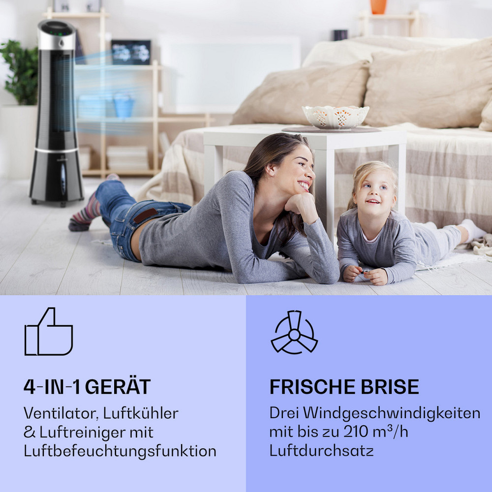 Skyscraper Ice Smart 4-в-1 Воздушный охладитель и вентилятор WiFi 210 м³/ч Пульт дистанционного управления Ровно - изображение 2