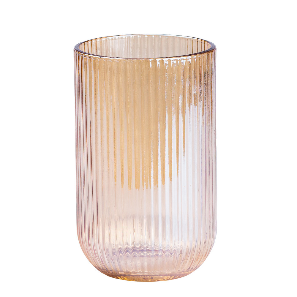 TS Kitchen Набір скляний глечик і 6 склянок бурштиновий Киев - изображение 2