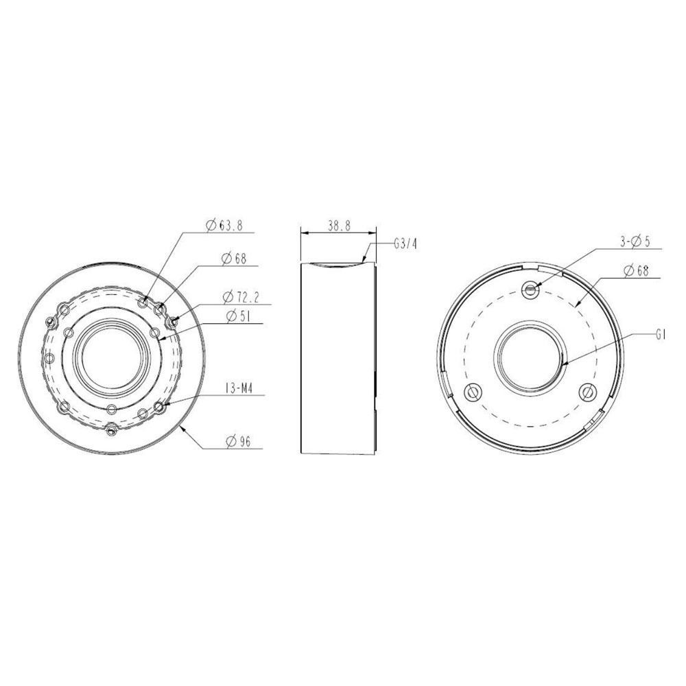 Коробка розподільна TVT TD-YXH0104 Black (77-00329) Киев - изображение 2