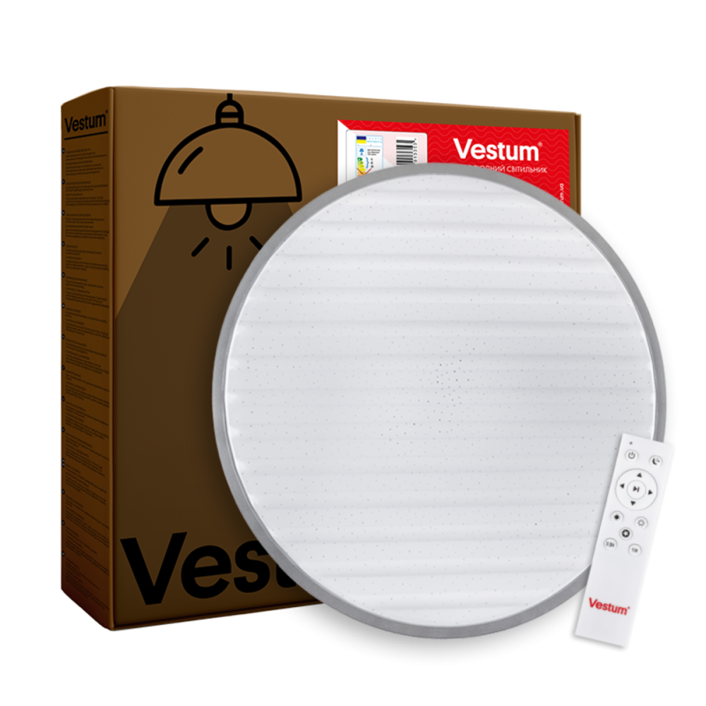 GRILL зоряне небо 72W 375*60мм 3000К- 6500К 5600Lm з пультом метал Київ - фото 1