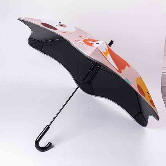 Yiwu Парасолька дитяча механічна елегантна з принтом міцна надійна з поліестеру діаметр 90 см Б Коломия