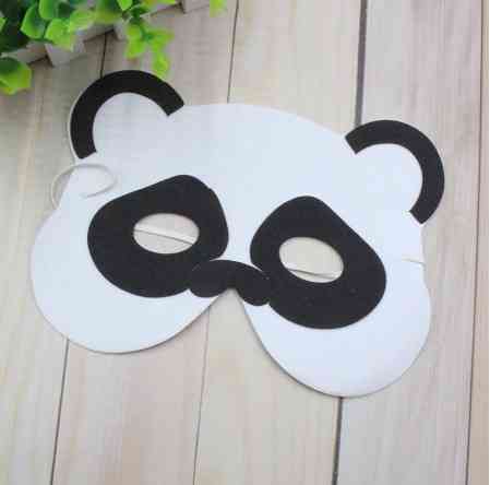 Дитяча маска Панда one size чорно-білий Київ