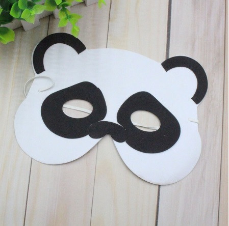 Дитяча маска Панда one size чорно-білий Київ - фото 2