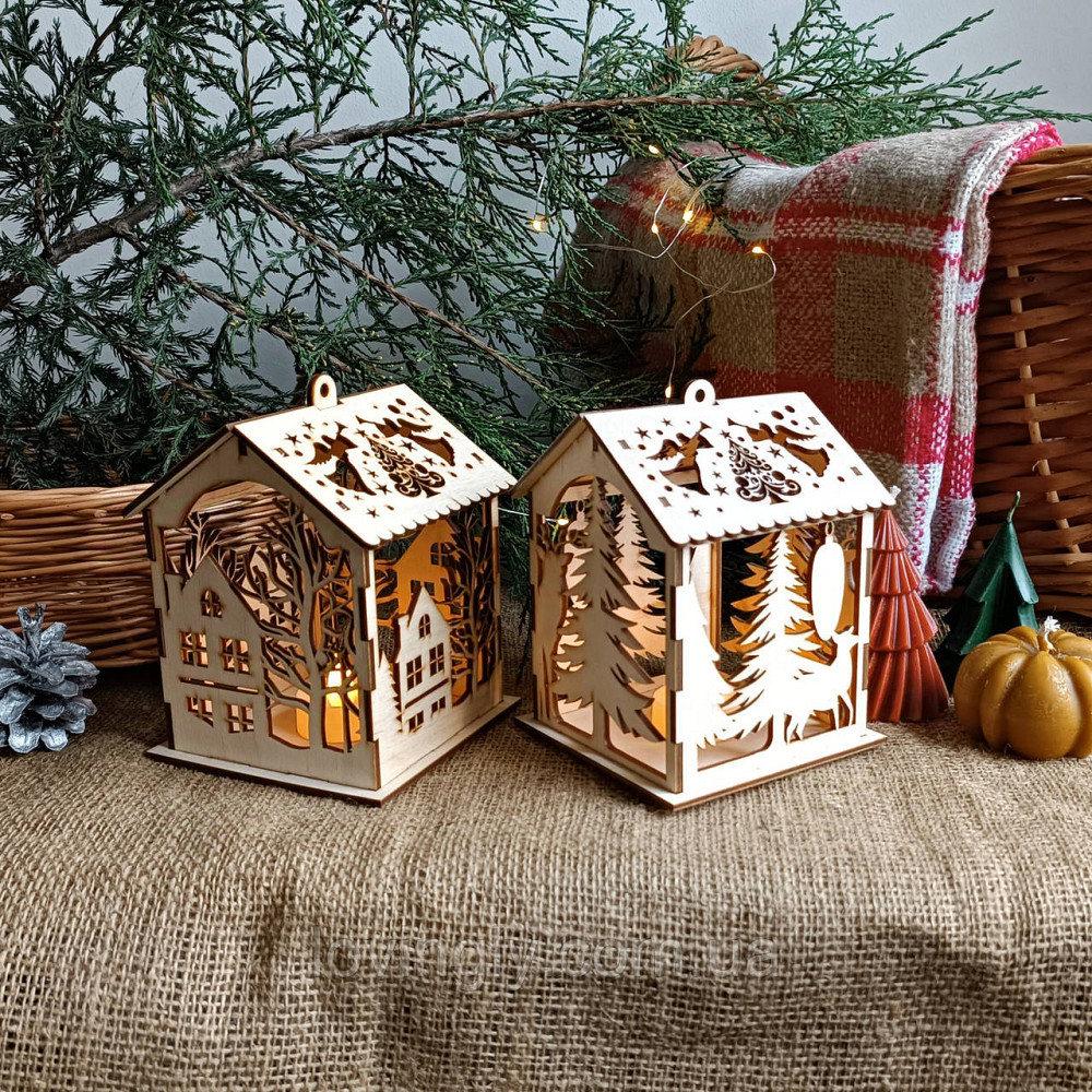 Рождественский фонарик для праздничного подарка 14 см Ирпень - изображение 5