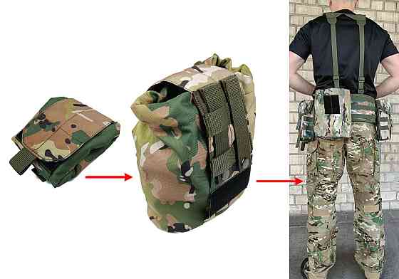 Підсумок для скидання магазинів мультикам (MOLLE, на тактичний пояс, розвантаження, РПС) Коломия