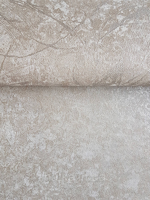 Шпалери вінілові на флізеліні A.S.Creation Sylvana 1.06x10 під венеціанську штукатурку перламутр коричневі 79126-2 Київ - фото 3