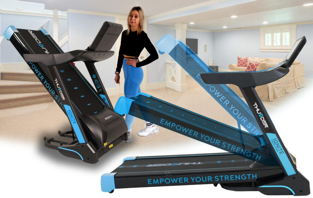 Беговая дорожка электрическая THUNDER IGNITE-S-TFT-BLACK Киев - изображение 9