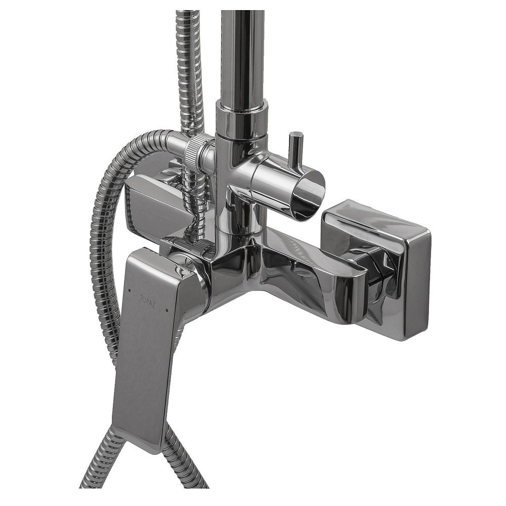 Душова система TOPAZ ODISS TO 18702-H52 комплект , кругла штанга Н-130см Тернопіль - фото 4