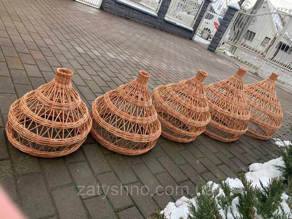 Люстра ручной работы плетенная из лозы Киев - изображение 5