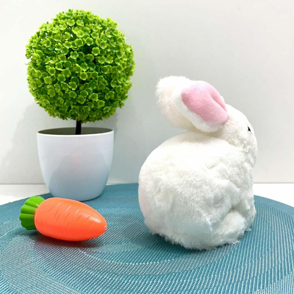 Кролик інтерактивний у рюкзаку Білий (777-23A) Чернигов - изображение 8