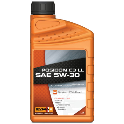 Моторное масло RYMAX Posidon C3 LL 5W-30 API SN, ACEA C3, 1л Винница - изображение 1