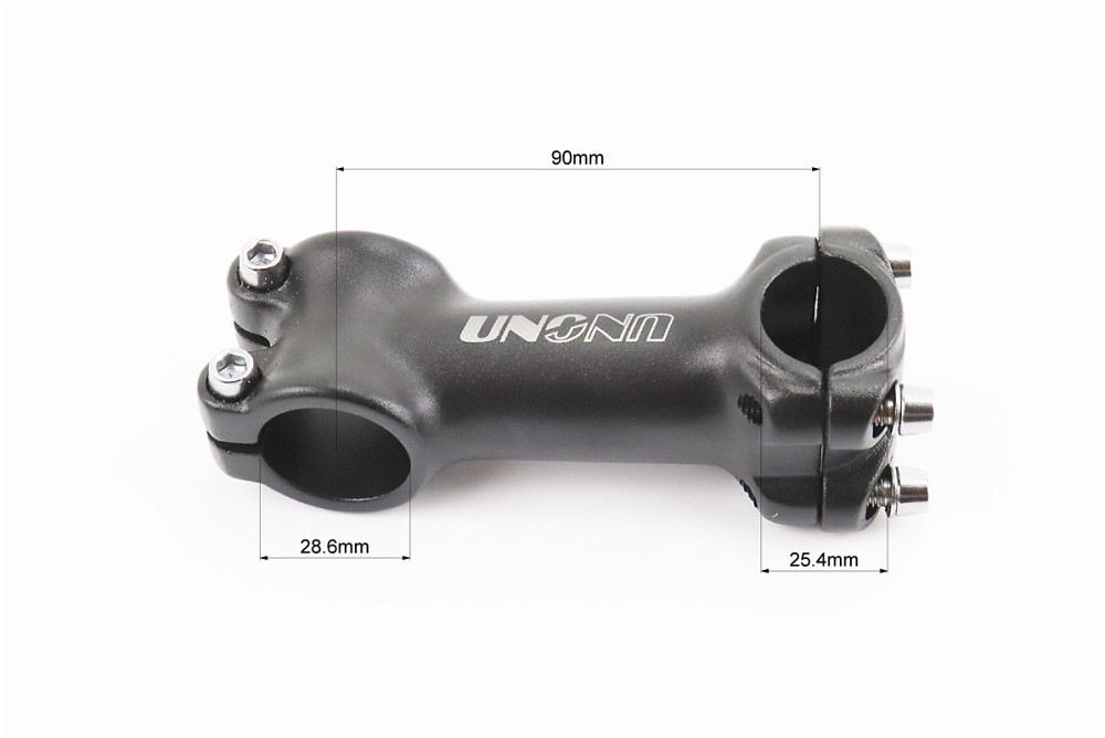 Винос керма MTB 28,6x25,4х90мм, алюмінієвий, чорний AS-601 Київ - фото 2