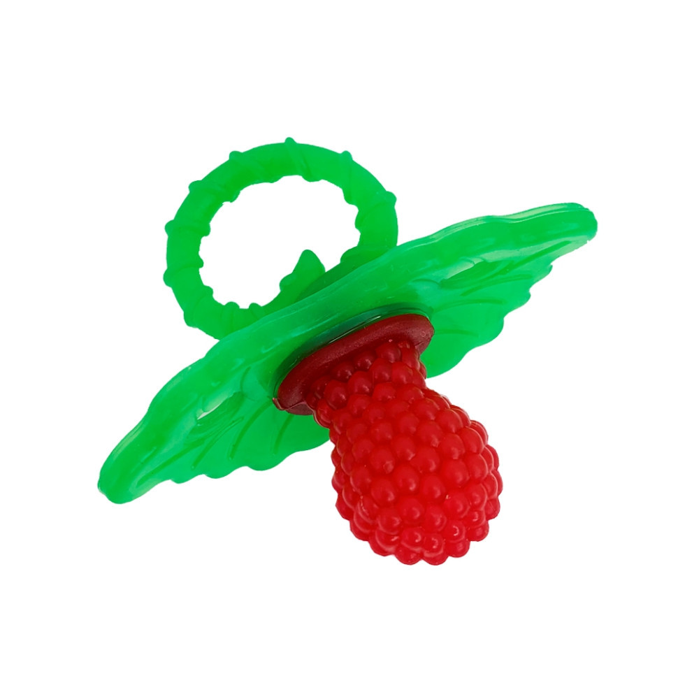 Пустушка-прорізувач "Ягідка" MGZ-0419 (Red) текстурна Вінниця - фото 1