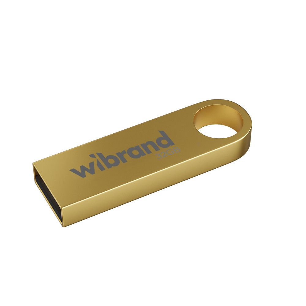 Флешка Wibrand 32Гб Gold Київ - фото 1