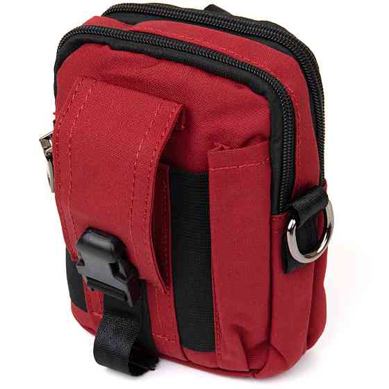 Сумка на пояс нейлон Vintage 20647 Красная Киев