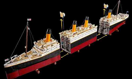 Конструктор Титаник в виде Лего Титаника 1:1 Корабль 9090 деталей. Харьков