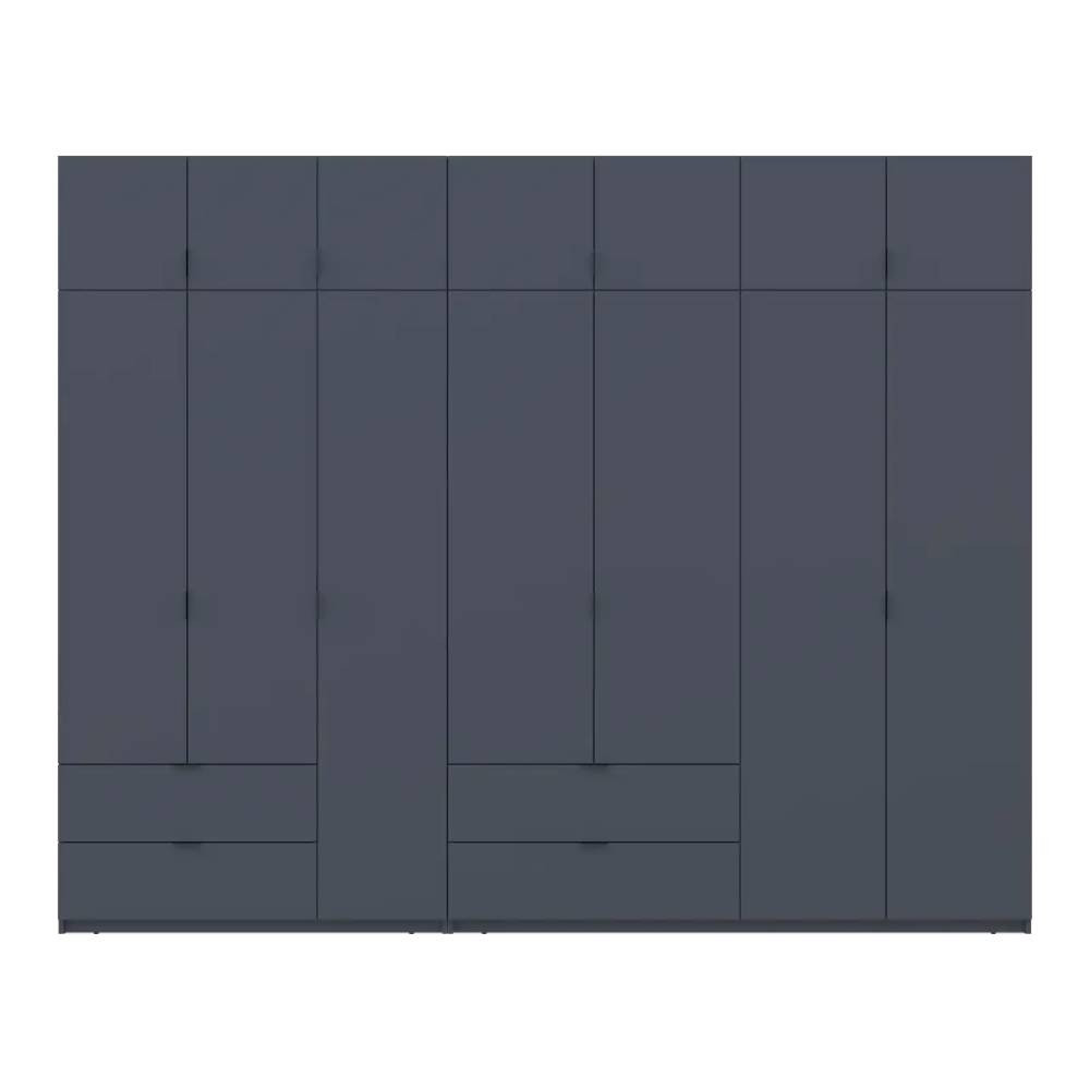 Шафа для одягу Doros Лукас Графіт 3+4 ДСП 300х50х240 DRS-011698 (42005133) Львів - фото 4