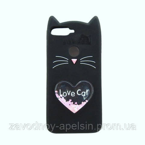 Huawei Y7 2018 honor 7C Pro (LDN-L21) Об'ємний чохол 3D LoveCat Одеса - фото 1