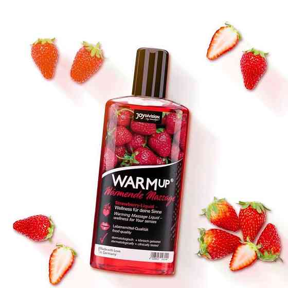 Масажна олійка WARMup Strawberry, 150 мл Sex Aura Київ
