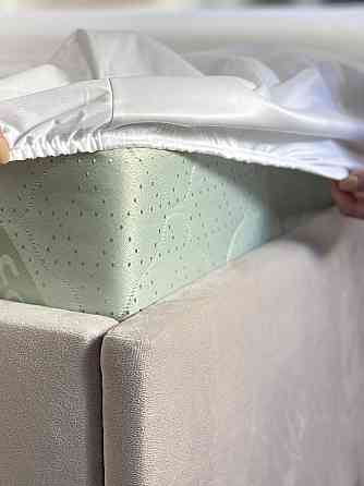 Ecotton Наматрасник Aqua-stop Ecotton 200х200 см водонепроникний з бортом по периметру білий Коломыя