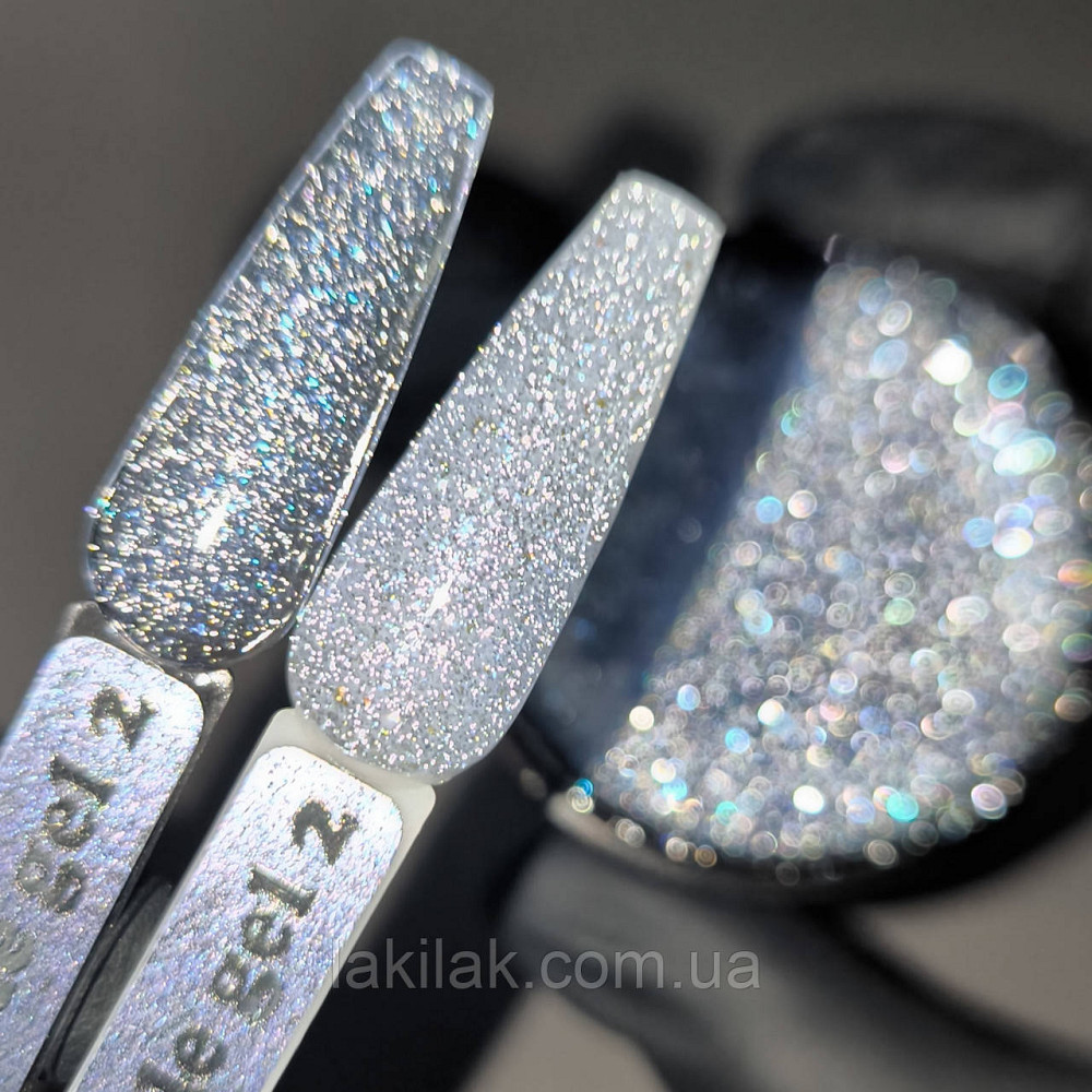 Гель для нарощення Mi Twinkle №2 Builder Gel (світловідбивний блакитний) 15мл Херсон - фото 1