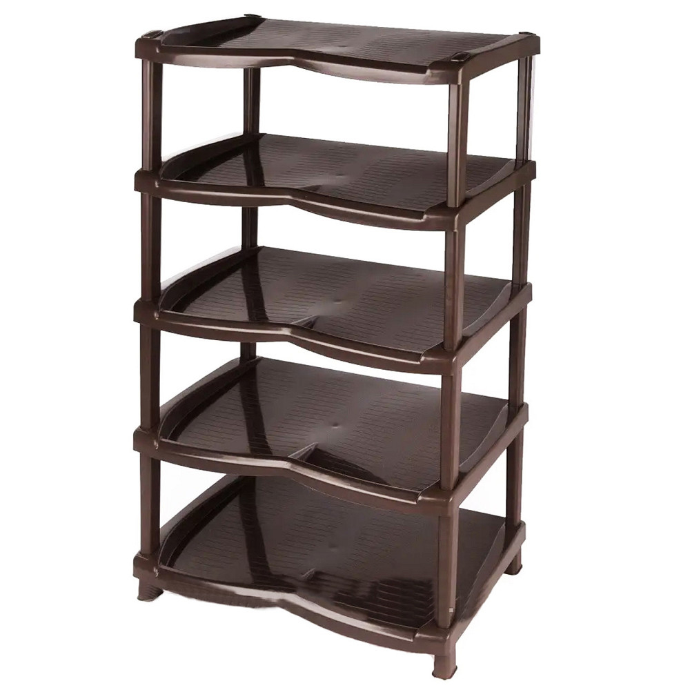 Полка для обуви коричневая 