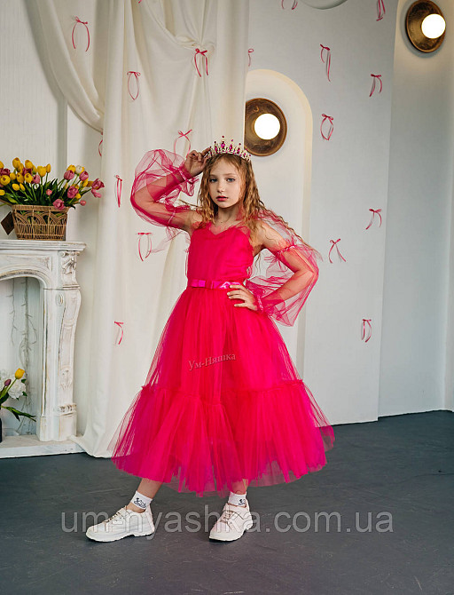 Малиновое платье пышное Кривой Рог - изображение 2