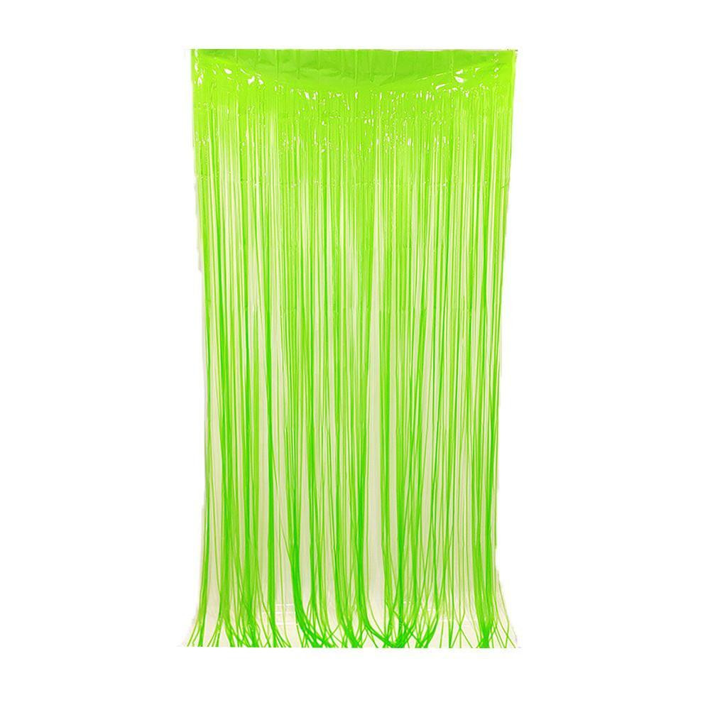 Дощик для фотозони флуоресцентний неоновий 2 м на 1 м салатовий Київ - фото 6