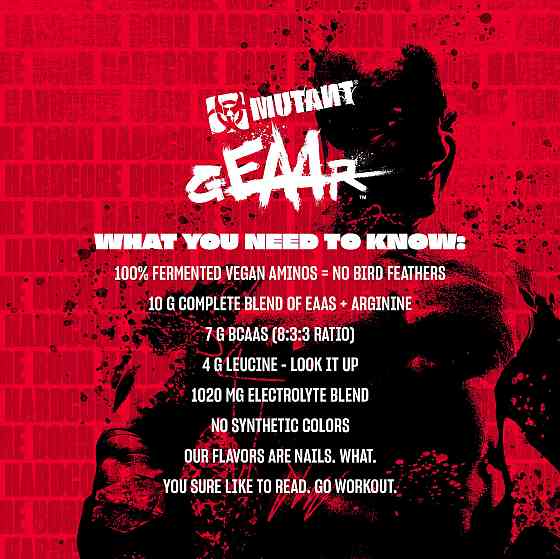 Амінокислота Mutant GEAAR 420g (Peach Mango) Луцьк