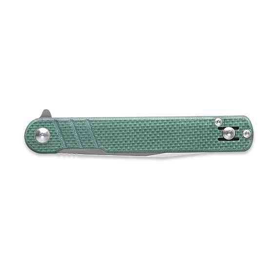 Ніж складаний туристичний Ganzo G772-GB (8.9 см) 8CR14 / G10 зелений Київ