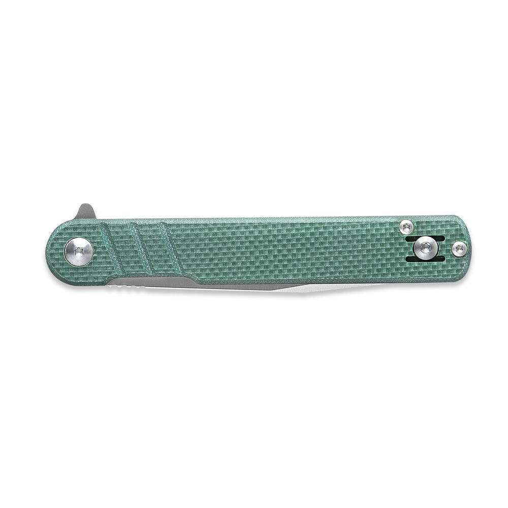 Ніж складаний туристичний Ganzo G772-GB (8.9 см) 8CR14 / G10 зелений Київ - фото 4