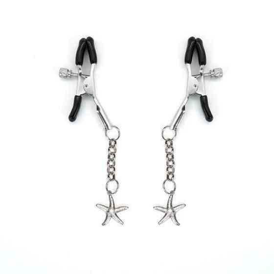 Зажимы для сосков Liebe Seele Starfish Nipple Clamps Silver Sex Aura Киев